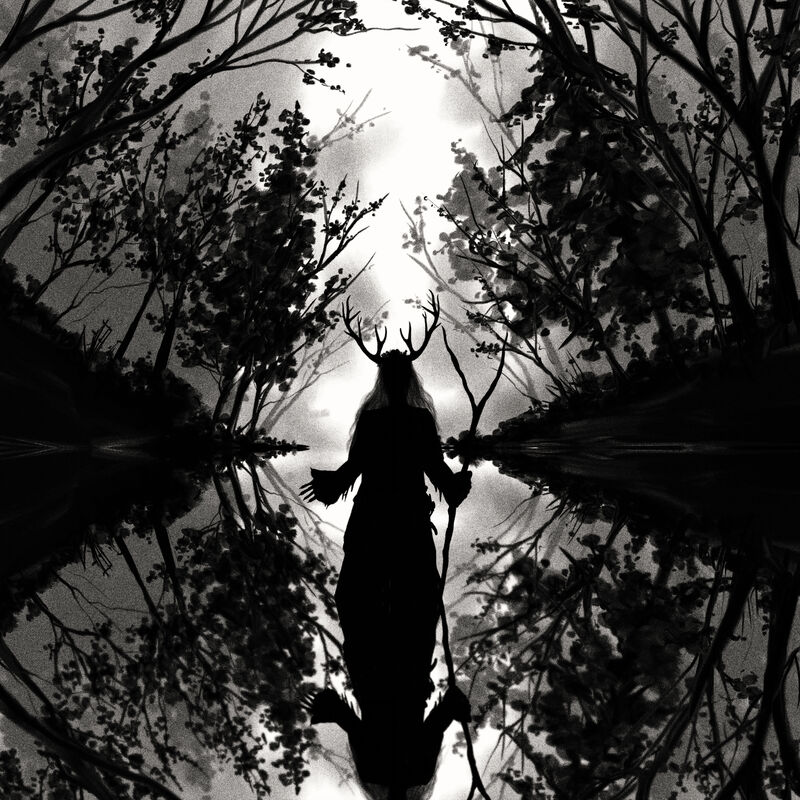 Music Album "Wo uralte Wasser fließen" by the german pagan black metal band Blakylle