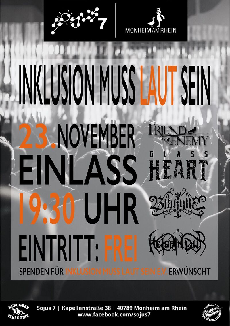 Inklusion muss laut sein - Benefizkonzert Flyerthumb