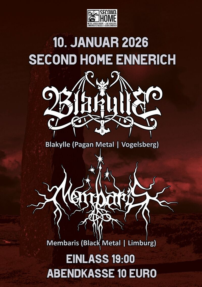 Membaris / Blakylle im Second Home Flyerthumb