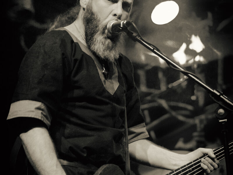 Live im KUZ Hanau (Albert) Albert, Bassist der Pagan Black Metal Band Blakylle live im KUZ Hanau