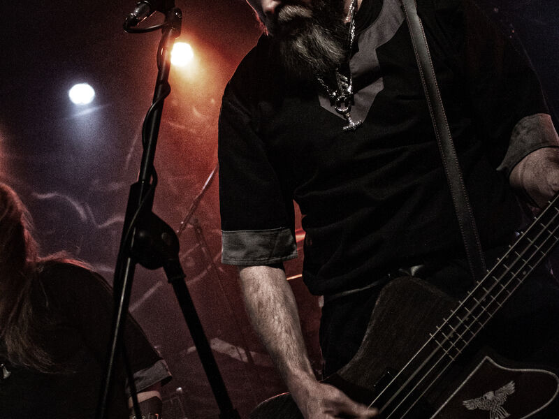 Live im Sojus 7 - Monheim (Albert) Albert, Bassist der Pagan Black Metal Band Blakylle live im Sojus 7 Monheim