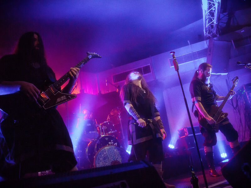 Live im Sojus 7 - Monheim (Sandro, Constantin, Adrian, Albert) Die Pagan Black Metal Band Blakylle live im Sojus 7 Monheim