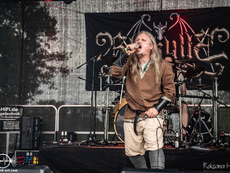 Blakylle vocalist Adrian - Live at Mahlstrom Open Air 2026 (Photo by Dark-Art Magazin) Blakylle vocalist Adrian - Live at Mahlstrom Open Air 2026