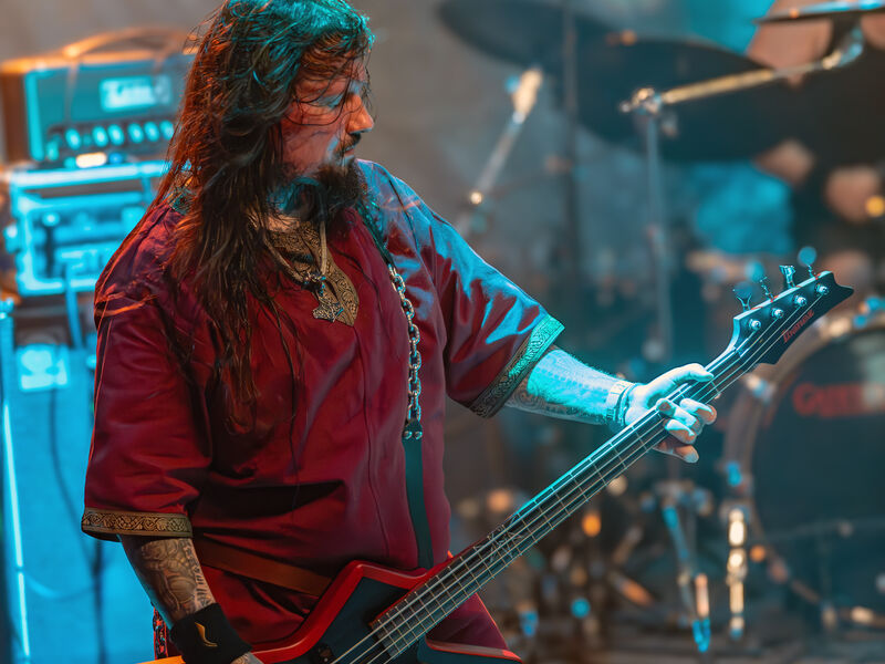 Blakylle Bassist Michi - Live am Wodanaz Metalfest 2024 (Photo by Apocalypsefonk) Blakylle Bassist Michi - Live am Wodanaz Metalfest 2024