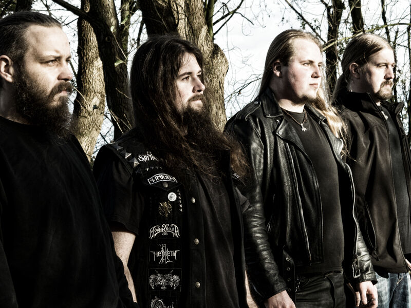 German pagan black metal band Blakylle - december 2015 (FLTR Frank, Sandro, Flo, Mumme)