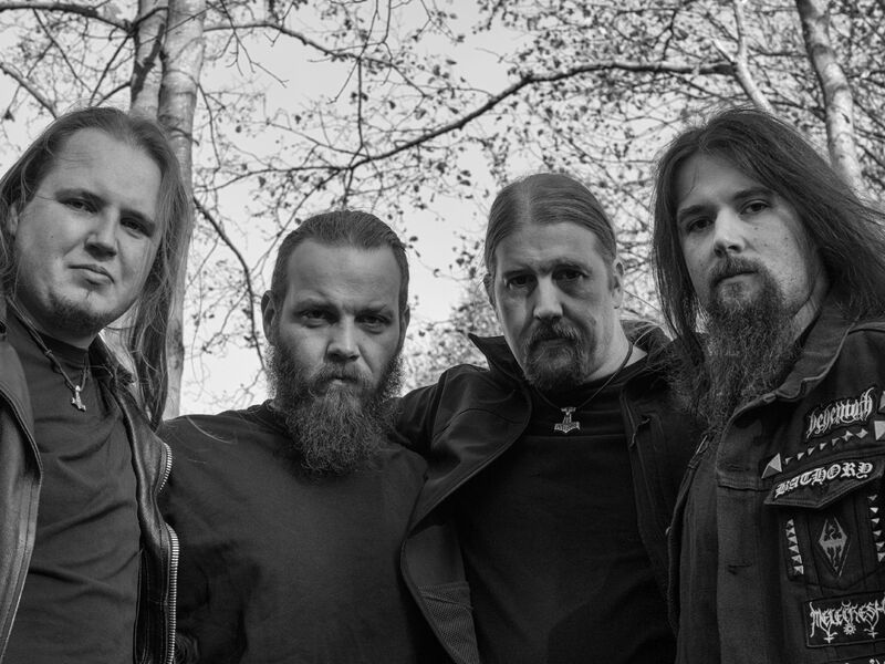 German pagan black metal band Blakylle - december 2015 (FLTR Flo, Frank, Mumme, Sandro)