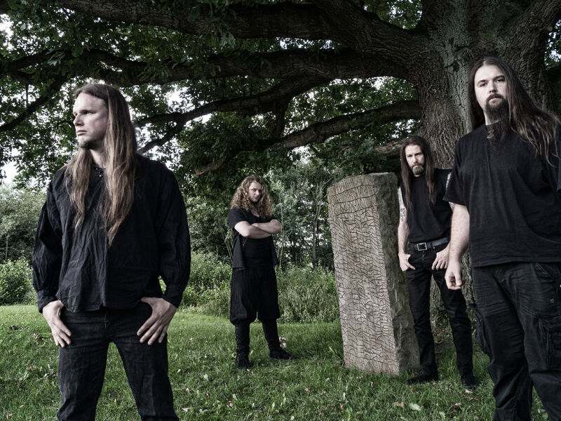German pagan black metal band Blakylle - august 2017 (FLTR Adrian, Sven, Albert, Sandro)