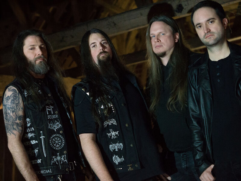 German pagan black metal band Blakylle - december 2018 (FLTR Albert, Sandro, Adrian, Cons)