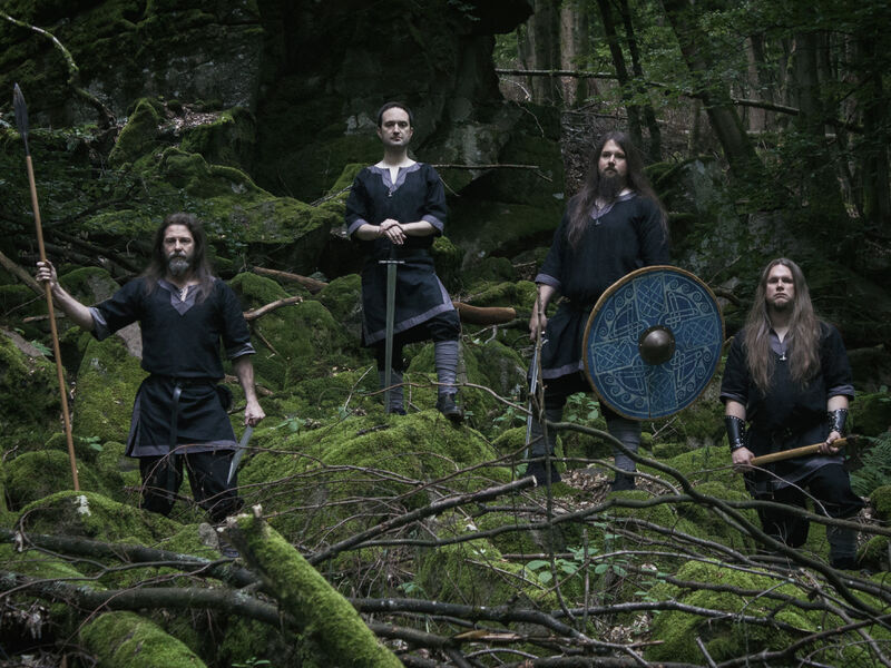 German pagan black metal band Blakylle - july 2019 (FLTR Albert, Constantin, Sandro, Adrian)
