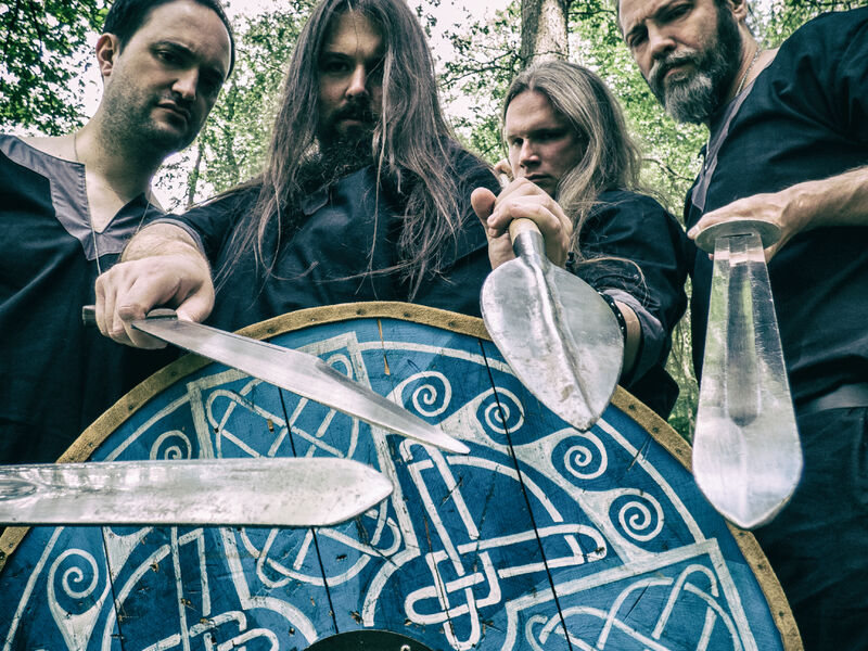 German pagan black metal band Blakylle - june 2019 (FLTR Constantin, Sandro, Adrian, Albert)