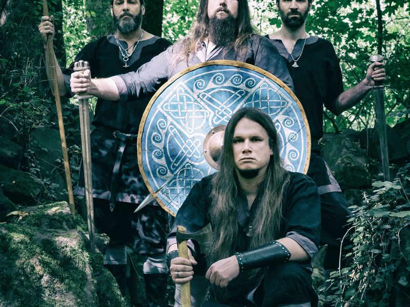 German pagan black metal band Blakylle - september 2020 (FLTR Albert, Sandro, Adrian, Alexander)